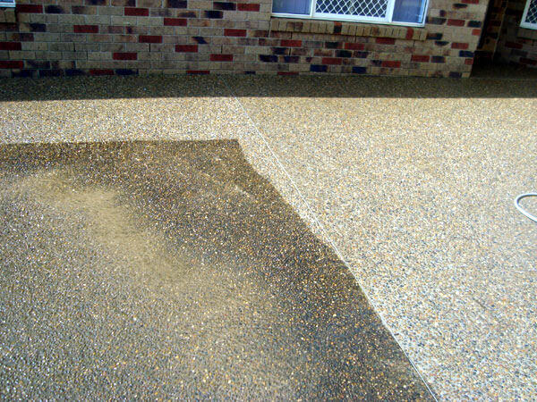 pressure washing drive